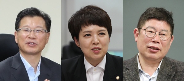 (왼쪽부터) 이양수 의원, 김은혜 의원, 김경진 전 의원. ⓒ시사오늘 권희정 기자, 연합뉴스